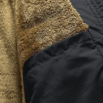 新品　MENS STRECH BACK FLEECE PARKA Amazon.com: Men's Winter Coat Fleece Sherpa Lined Parka Jacket